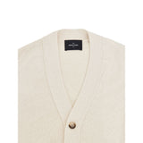 Gran Sasso White Cotton Cardigan