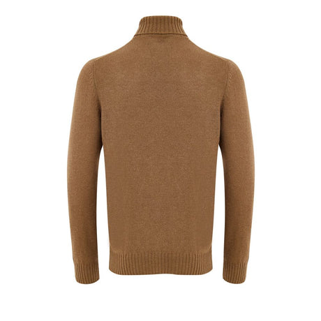 Gran Sasso Brown Wool Turtleneck