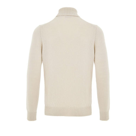 Gran Sasso Beige Wool Turtleneck