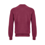 Gran Sasso Purple Cotton Sweatshirt