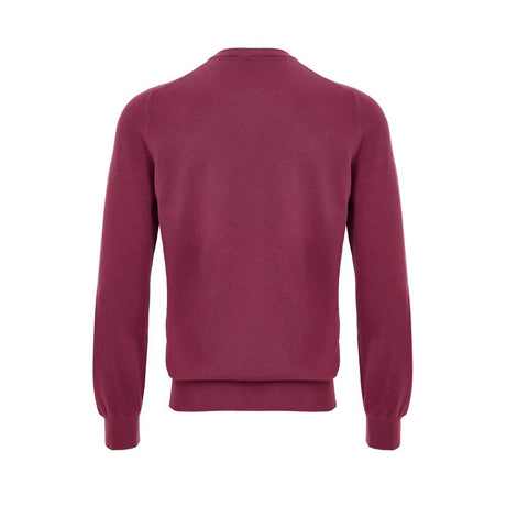 Gran Sasso Purple Cotton Sweatshirt