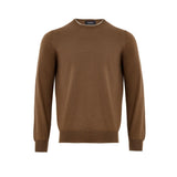 Gran Sasso Brown Silk Sweatshirt