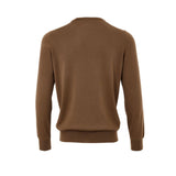 Gran Sasso Brown Silk Sweatshirt