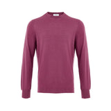 Gran Sasso Purple Wool Sweatshirt
