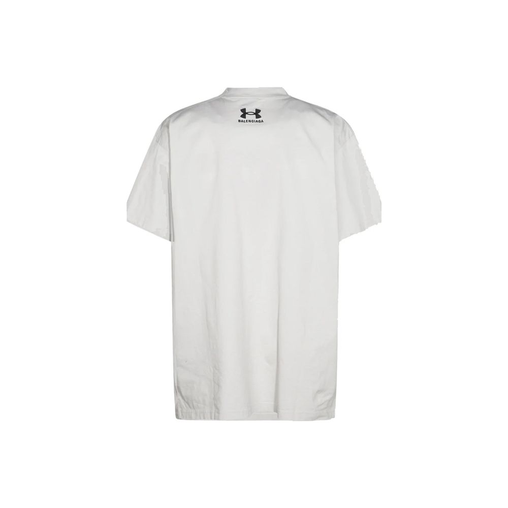 Balenciaga White Cotton T-Shirt