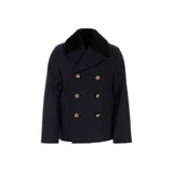 Prada Blue Wool Coat