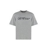 Off-White Gray Cotton T-Shirt