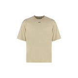 Off-White Beige Cotton T-Shirt