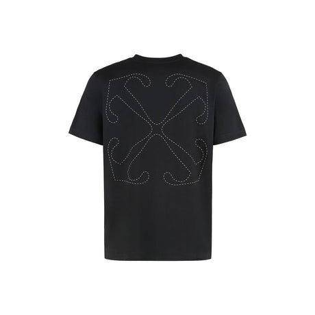 Off-White Black Cotton T-Shirt