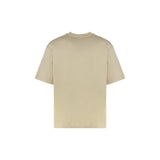 Off-White Beige Cotton T-Shirt