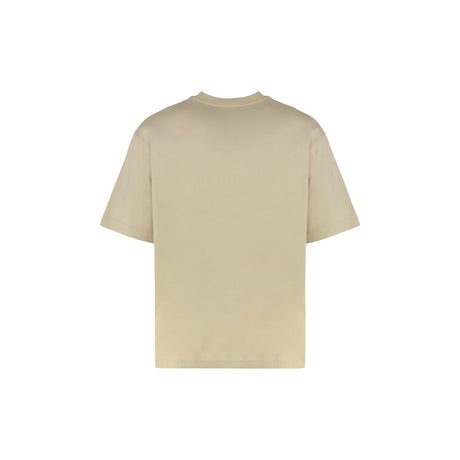 Off-White Beige Cotton T-Shirt