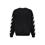 Off-White Black Cotton Sweatshirt