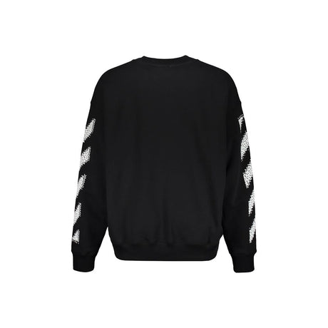 Off-White Black Cotton Sweatshirt
