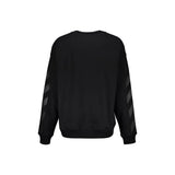 Off-White Black Cotton Sweatshirt