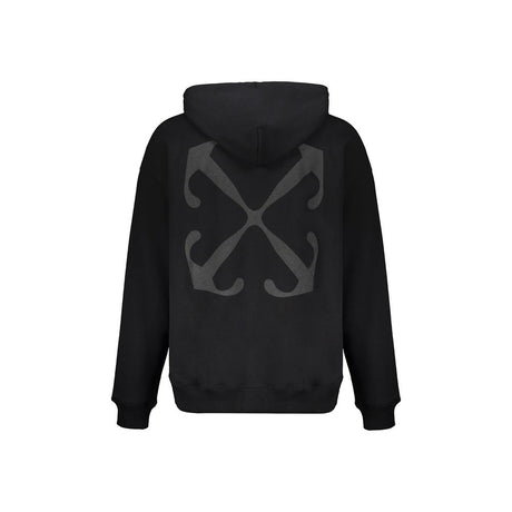 Off-White Black Cotton Sweatshirt