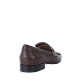 Valentino Garavani Brown Leather Slip-On Loafers