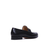 Valentino Garavani Black Leather Slip-On Loafers