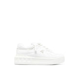 Valentino Garavani White Leather Low Top Sneakers