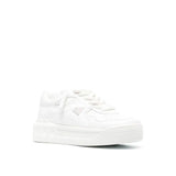 Valentino Garavani White Leather Low Top Sneakers