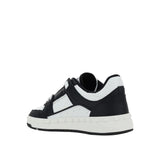 Valentino Garavani Black Leather Low Top Sneakers