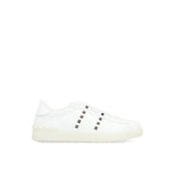 Valentino Garavani White Leather Low Top Sneakers