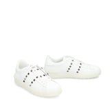 Valentino Garavani White Leather Low Top Sneakers