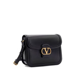 Valentino Garavani Black Leather Crossbody Bag