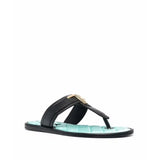 Tom Ford Black Leather Flat Sandals