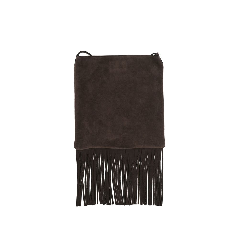 Valentino Garavani Brown Leather Shoulder Bag