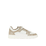 Valentino Garavani Beige Leather Low Top Sneakers