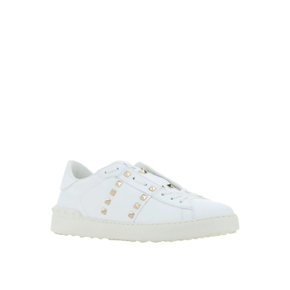 Valentino Garavani White Leather Low Top Sneakers