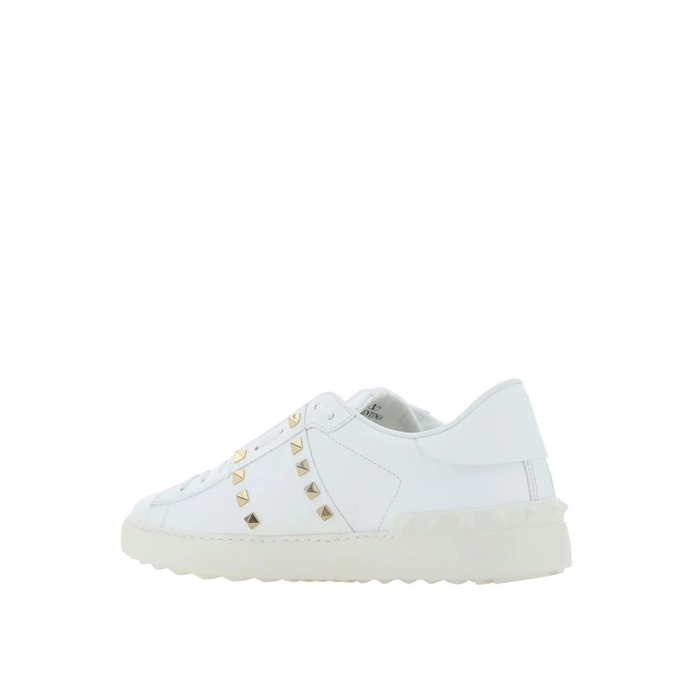 Valentino Garavani White Leather Low Top Sneakers