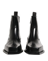 Dolce & Gabbana Black Leather Zip Closure Ankle Boots Shoes