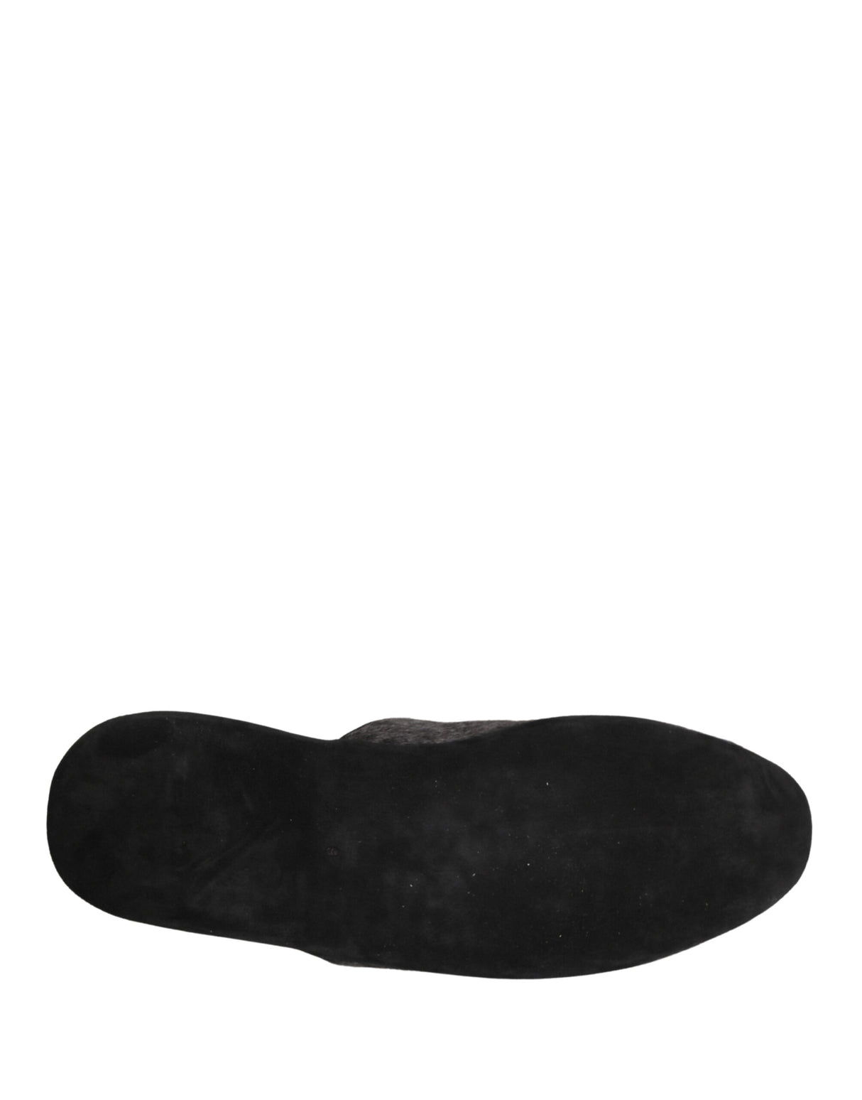 Dolce & Gabbana Dark Grey Charcoal Wool Red Slippers Shoes