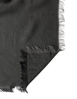 Dolce & Gabbana Black Modal Warmer Shawl Fringes 140cm x 134cm Men Scarf