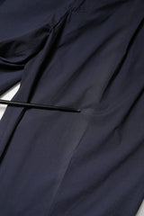 Briglia 1949 DarkBlue Wool Straight Formal Dress Trouser Pants