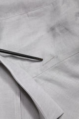 Dolce & Gabbana Gray GOLD Linen Long Sleeves Dress Men Shirt