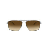 Versace Gray Metal Sunglasses
