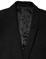 Dolce & Gabbana Black Embellished Single Breasted Blazer