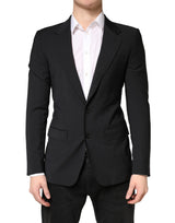 Dolce & Gabbana Black MARTINI Single Breasted Tuxedo Blazer