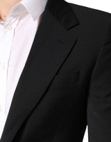 Dolce & Gabbana Black MARTINI Single Breasted Tuxedo Blazer
