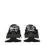 Versace Gray Leather Sneakers