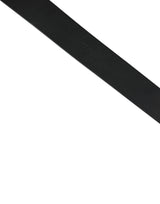 Dolce & Gabbana Black Calf Leather Gold Metal Buckle Belt