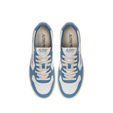 Autry Blue Leather Low Top Sneakers