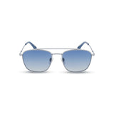 Police Gray Metal Sunglasses