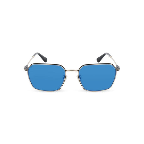 Police Gray Metal Sunglasses