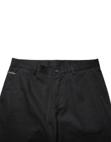 Dolce & Gabbana Black Cotton Skinny Dress Formal Trouser Pants
