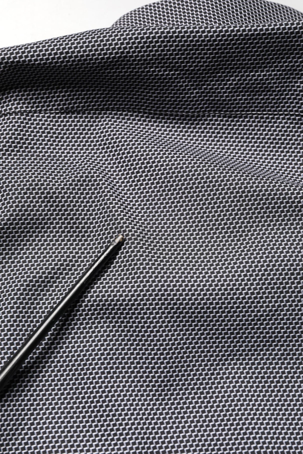 Domenico Tagliente Gray Patterned Long Sleeves Men Dress Shirt