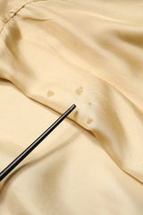 Dolce & Gabbana Yellow Silk Button Down Men Oversize Shirt