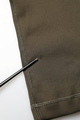 Dolce & Gabbana Brown Cotton Buttoned Henley Pullover Sweater